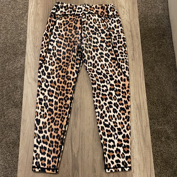 High waisted leopard print yoga pants - Picture 5 of 7